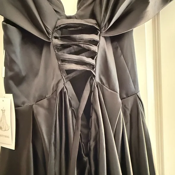 WIYMSHZ Elegant Black Evening Gown - Picture 8 of 11